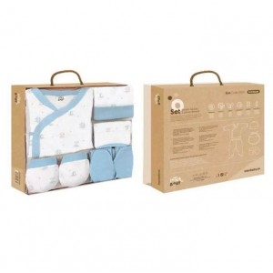 Interbaby Gift Set 5pc Bear Blue Interbaby Gift Set 5pc Bear Blue