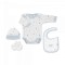 Interbaby Gift Set 4pc Forest Fox Blue Interbaby Gift Set 4pc Forest Fox Blue