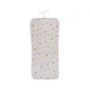 Interbaby Pushchair Liner Reversible Safari Pink Interbaby Pushchair Liner Reversible Safari Pink