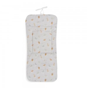 Interbaby Pushchair Liner Reversible Safari Grey Interbaby Pushchair Liner Reversible Safari Grey