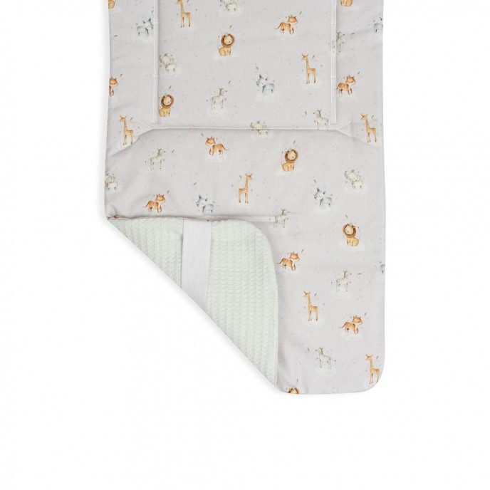 Interbaby Pushchair Liner Reversible Safari Green Interbaby Pushchair Liner Reversible Safari Green