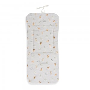 Interbaby Pushchair Liner Reversible Safari Green Interbaby Pushchair Liner Reversible Safari Green