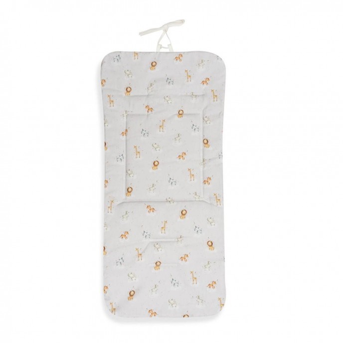 Interbaby Pushchair Liner Reversible Safari Green