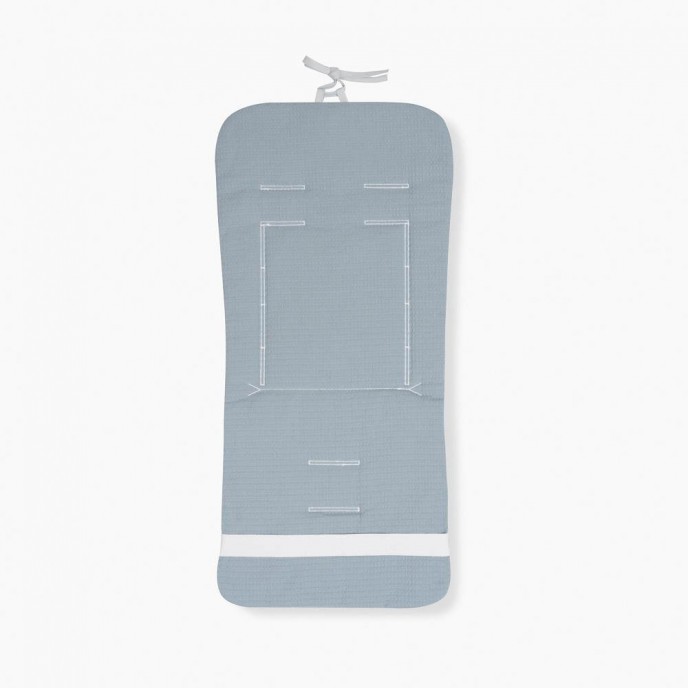 Interbaby Pushchair Liner Reversible Safari Petrol Blue Interbaby Pushchair Liner Reversible Safari Petrol Blue