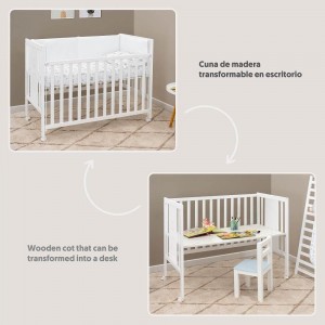 Interbaby Cot Basic Bear Transformable
