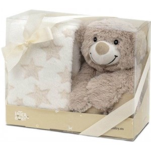 Interbaby Blanket and Plush Teddy Beige Interbaby Blanket and Plush Teddy Beige