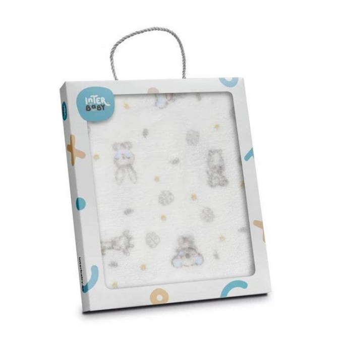 Interbaby Fleece Blanket Koala Blue Interbaby Fleece Blanket Koala Blue