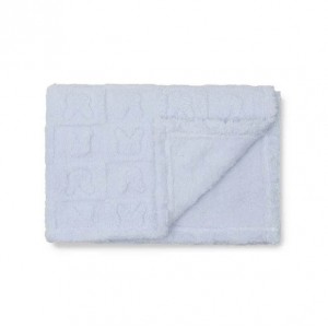 Interbaby Fleece Blanket Bunny Blue Interbaby Fleece Blanket Bunny Blue