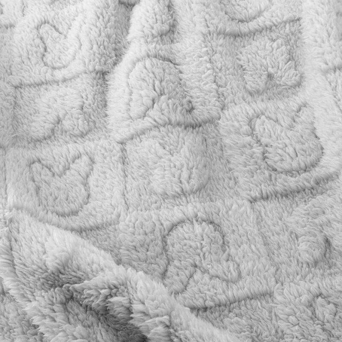 Interbaby Fleece Blanket Bunny Grey Interbaby Fleece Blanket Bunny Grey