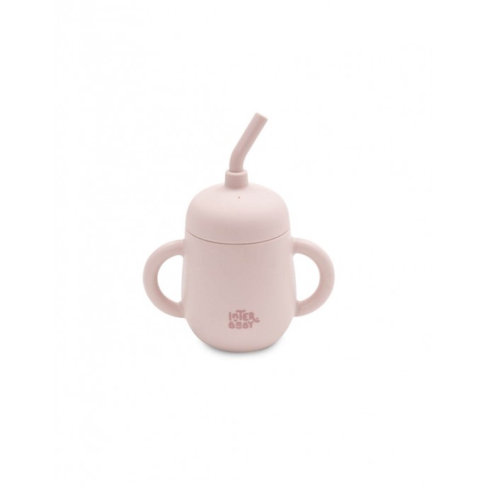 Interbaby Silicone Tableware Set Pink Interbaby Silicone Tableware Set Pink