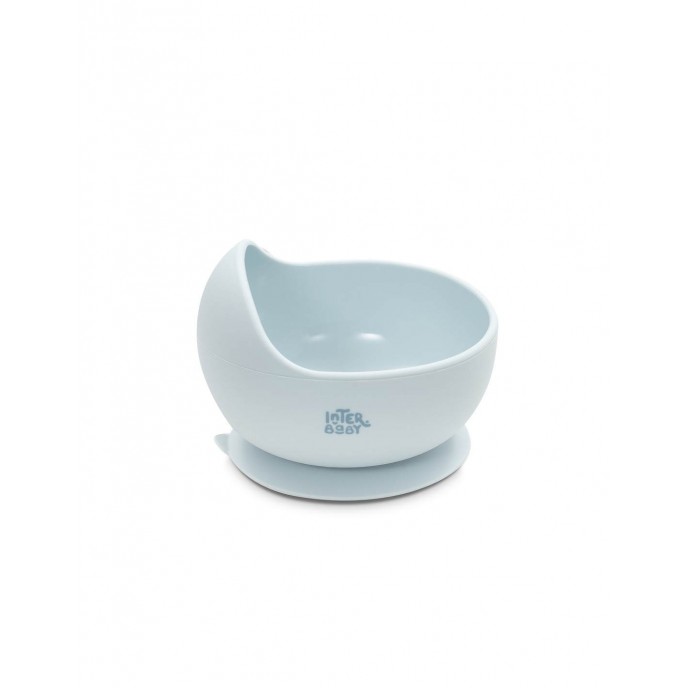 Interbaby Silicone Tableware Set Blue Interbaby Silicone Tableware Set Blue