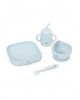 Interbaby Silicone Tableware Set Blue Interbaby Silicone Tableware Set Blue