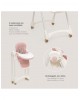 Interbaby Highchair Practic Pink
