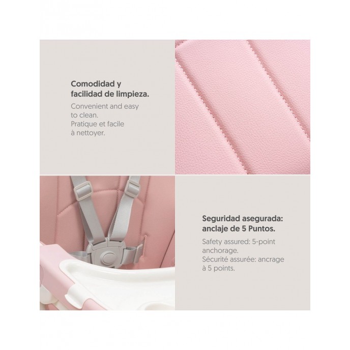 Interbaby Highchair Practic Pink