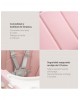 Interbaby Highchair Practic Pink