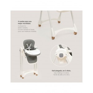 Interbaby Highchair Practic Grey