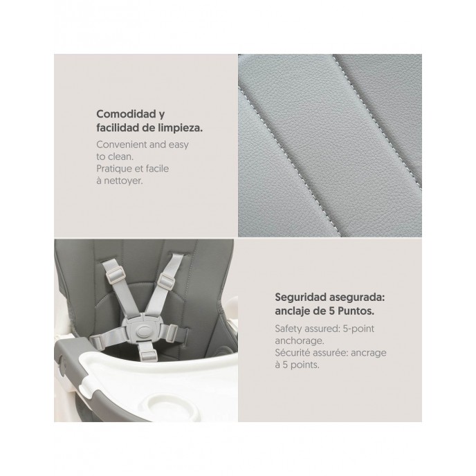 Interbaby Highchair Practic Grey