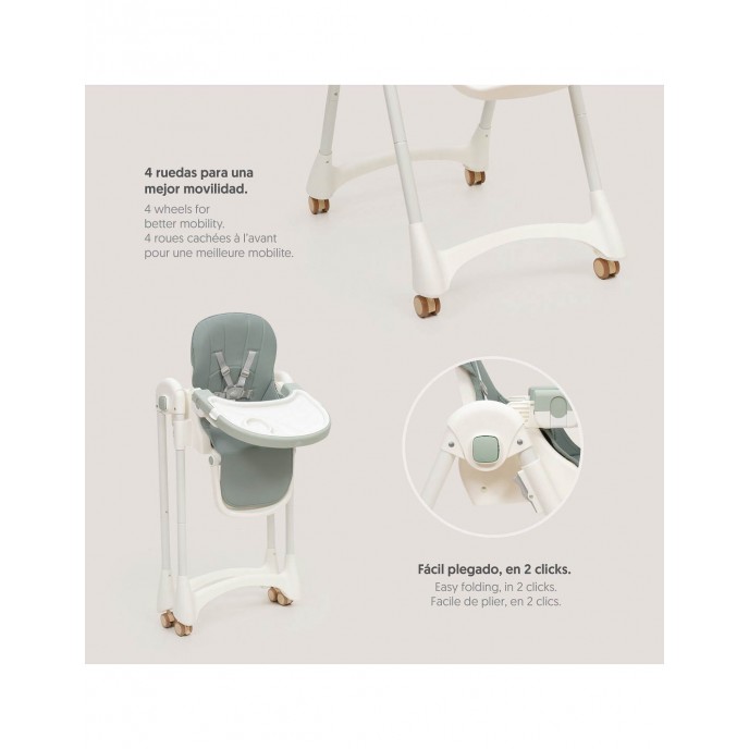 Interbaby Highchair Practic Green