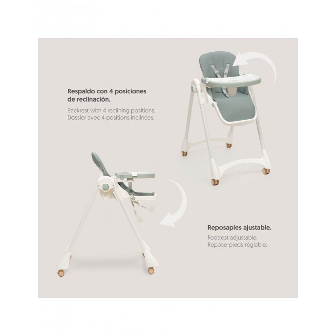 Interbaby Highchair Practic Green