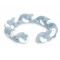 Interbaby Bumper Braid 1.5m White Blue Interbaby Bumper Braid 1.5m White Blue