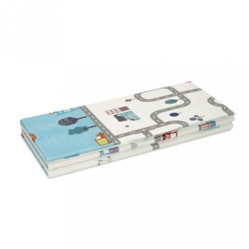 Interbaby Crawling Mat Reversible Cars Racoon