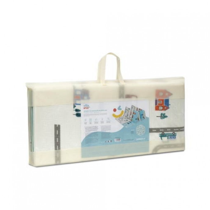 Interbaby Crawling Mat Reversible Cars Racoon Interbaby Crawling Mat Reversible Cars Racoon