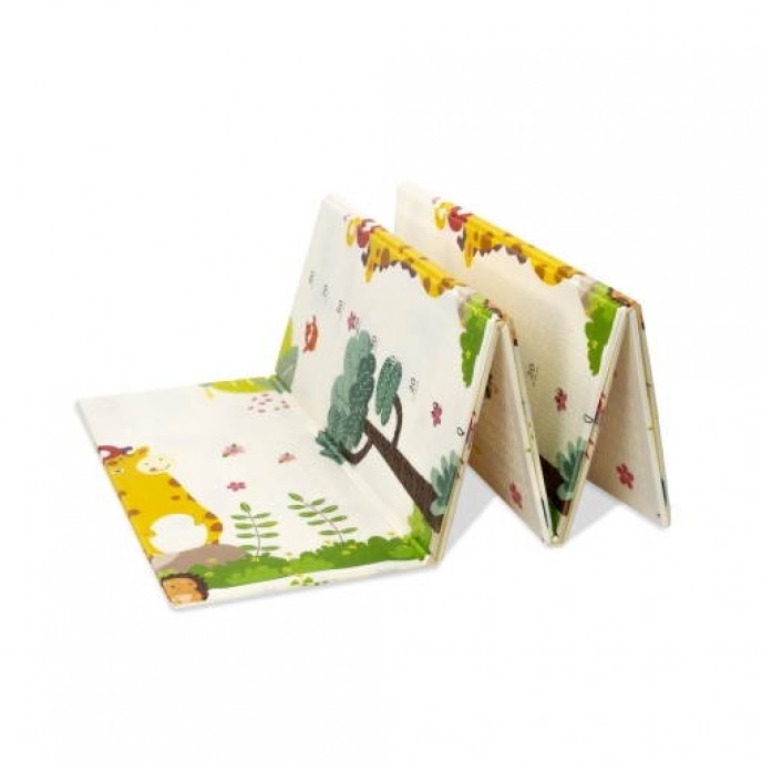 Interbaby Crawling Mat Reversible Forest Giraffe Interbaby Crawling Mat Reversible Forest Giraffe