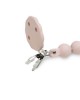 Interbaby Silicone Soother Clip Dark Pink