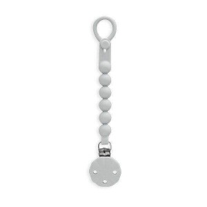 Interbaby Silicone Soother Clip Petrol Grey