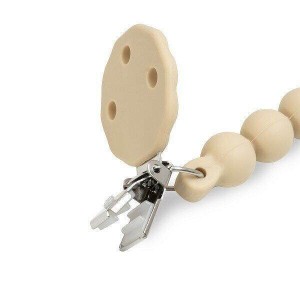 Interbaby Silicone Soother Clip Yellow Sand