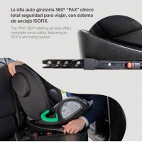 Interbaby Carseat I-Size ISOfix 360 Pax Grey (40-150cm)
