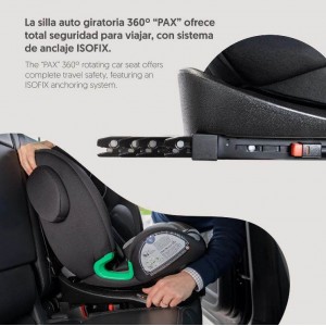 Interbaby Carseat I-Size ISOfix 360 Pax Grey (40-150cm) Interbaby Carseat I-Size ISOfix 360 Pax Grey (40-150cm)