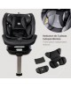 Interbaby Carseat I-Size ISOfix 360 Pax Grey (40-150cm) Interbaby Carseat I-Size ISOfix 360 Pax Grey (40-150cm)