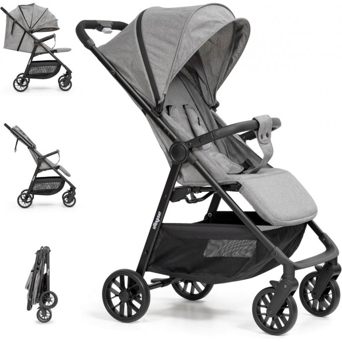 Interbaby Stroller Voyage Grey Interbaby Stroller Voyage Grey