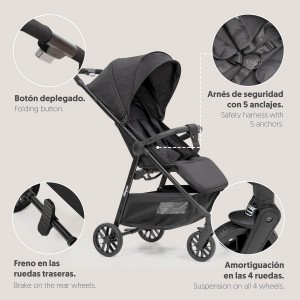 Interbaby Stroller Voyage Black Interbaby Stroller Voyage Black