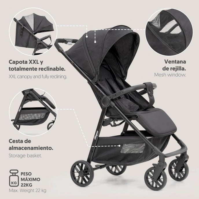 Interbaby Stroller Voyage Black Interbaby Stroller Voyage Black