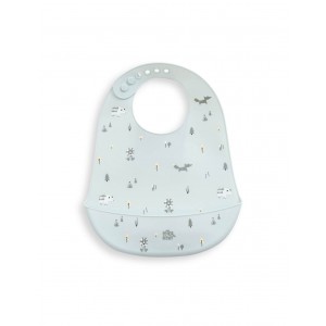 Interbaby Silicone Bib Forest Blue Interbaby Silicone Bib Forest Blue