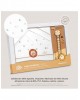 Interbaby Cot Sheets Set Cotton Moon Stars Beige Interbaby Cot Sheets Set Cotton Moon Stars Beige