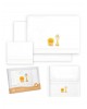 Interbaby Crib Sheets Set Cotton Giraffe Lion White