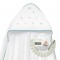 Interbaby Hooded Towel and Rinse Cap Moon and Stars Green Interbaby Hooded Towel and Rinse Cap Moon and Stars Green