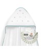 Interbaby Hooded Towel and Rinse Cap Moon and Stars Green Interbaby Hooded Towel and Rinse Cap Moon and Stars Green
