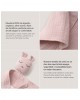 Interbaby Hooded Towel and Doudou Bear Pink Interbaby Hooded Towel and Doudou Bear Pink