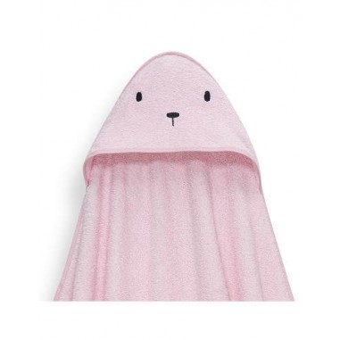 Interbaby Hooded Towel and Doudou Bear Pink Interbaby Hooded Towel and Doudou Bear Pink
