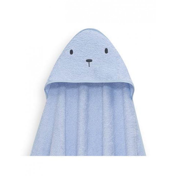 Interbaby Hooded Towel and Doudou Bear Blue Interbaby Hooded Towel and Doudou Bear Blue