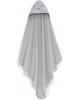 Interbaby Hooded Towel and Doudou Bear Grey Interbaby Hooded Towel and Doudou Bear Grey