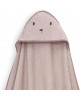 Interbaby Hooded Towel and Doudou Bear Dark Pink Interbaby Hooded Towel and Doudou Bear Dark Pink