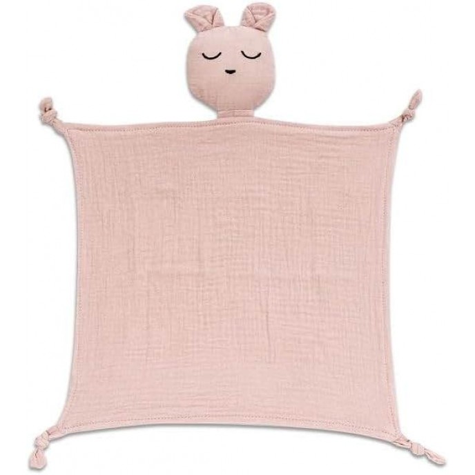 Interbaby Hooded Towel and Doudou Bear Dark Pink Interbaby Hooded Towel and Doudou Bear Dark Pink