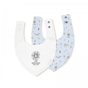 Interbaby Bandana Bibs Animals Blue