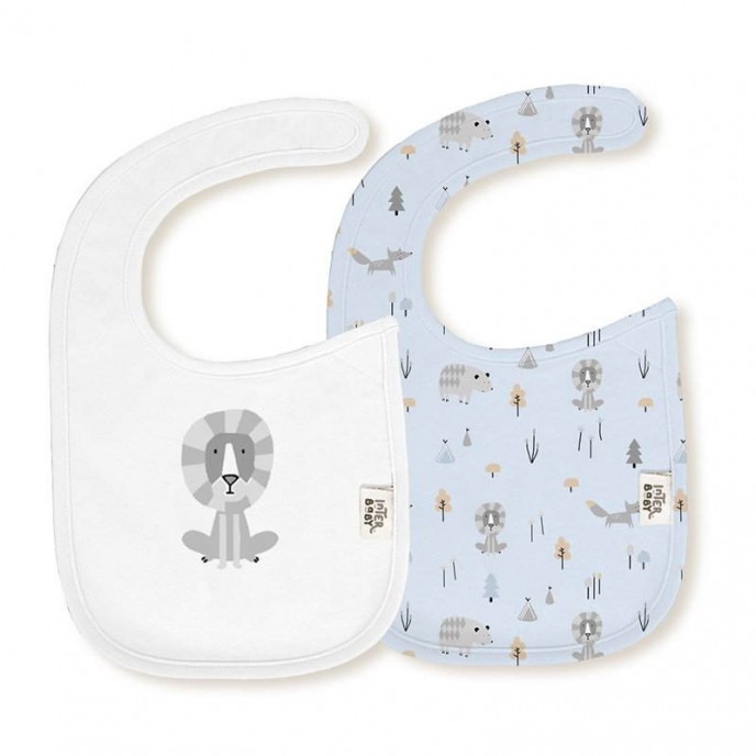 Interbaby Bibs Animals Blue