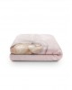 Interbaby Fleece Cot Blanket Bear on Moon Pink 